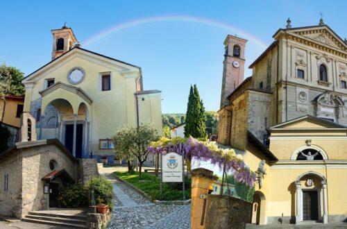 Le chiese della comunità pastorale di Cocquio Trevisago pubblicate sul foglio della Messa ambrosiana